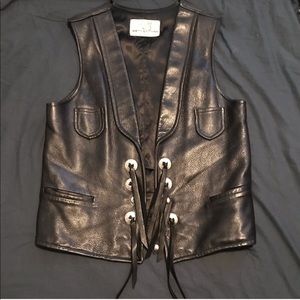 Leather Vintage Vest🔥
